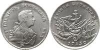 Preußen, Königreich 1/2 Taler Friedrich II., 1740 - 1786, im Armabschnitt kein Buchstabe, Rhombenrand -