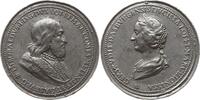 Lothringen, Herzogtum Zinnmedaille v. St. Urbain, auf Theobald I., 1191-1220 und Gemahlin Gertrud von Dagsburg -