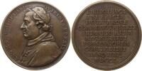 Italien - Brescia, Bistum Bronzemedaille Angelo Maria Quirini, 1727-1755, v. Hamerani, Errichtung Biblioteca Queriniana -