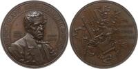 Österreich, Stadt Wien Bronzemedaille v. Scharff, auf die Errichtung des Denkmals für Franz Grillparzer, 1781 - 1872 -