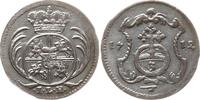 Sachsen, Kurfürstentum Dreier Friedrich August I., 1694 - 1733, Dresden, Mzz. Zainhaken -