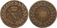 Frankreich Decime Napoleon I., 1804 - 1814, 1815, Blocus de Strasbourg -