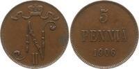 Finnland 5 Penniä Nikolaus II., 1894 - 1917 -