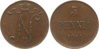 Finnland 5 Penniä Nikolaus II., 1894 - 1917 -