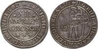 Braunschweig-Wolfenbüttel 12 Mariengroschen Rudolf August und Anton Ulrich, 1685 - 1704, Zellerfeld -
