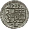 Salzburg, Erzbistum Einseitiger Pfennig Leopold Anton Eleutherius von Firmian 1727 - 1744 -