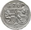 Salzburg, Erzbistum Einseitiger Pfennig Sigismund III., Graf von Schrattenbach, 1753 - 1771 -