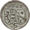 Salzburg, Erzbistum Einseitiger Pfennig Sigismund III., Graf von Schrattenbach, 1753 - 1771 -