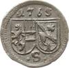 Salzburg, Erzbistum Einseitiger Pfennig Sigismund III., Graf von Schrattenbach, 1753 - 1771 -
