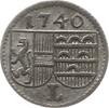 Salzburg, Erzbistum Einseitiger Pfennig Leopold Anton Eleutherius von Firmian 1727 - 1744 -