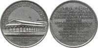 Königreich Bayern, Stadt Bad Kissingen Zinnmedaille Ludwig I., 1825 - 1848, v. Neuss u. Rabausch, a.d. Überdeckung der Heilquellen -