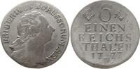 Preußen, Königreich 1/6 Taler Friedrich II., 1740 - 1786, Königsberg -