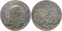 Preußen, Königreich 1/2 Taler Friedrich II., 1740 - 1786, Brb. mit Gewand, Waffengruppe mit je 9 Spitzen -