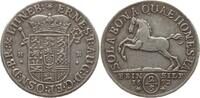 Braunschweig-Calenberg-Hannover 2/3 Taler Feinsilber Ernst August, 1679 - 1698, Clausthal -