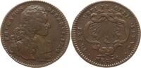 Frankreich, Königreich Bronzejeton Louis XV., v. Roettiers, auf Philippe Caron, Dekan der Medizinischen Fakultät -