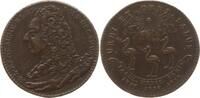 Frankreich, Königreich Bronzejeton Louis XV., v. Duvivier, Reneaume de la Garanne, Dekan der medizinischen Fakultät -