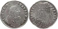 Sachsen-Eisenach 2/3 Taler Johann Georg II., 1686 - 1698, Eisenach -