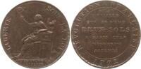 Frankreich, Constitution Monneron de 2 Sols Birmingham, Randschrift: LA. CONFINANCE. AUGMENTE. LA. VALEUR oooooooo -