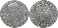 Frankreich, Königreich 1/2 Ecu à la mèche longue Louis XIV., 1643 - 1715, Aix -