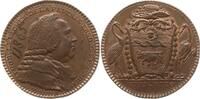 Frankreich, Königreich Bronzejeton Louis XVI., v. Duvivier, auf Le Vacher de la Feutrie, Dekan der med. Fakultät -