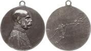 Österreich, Kaiserreich Tragbare Silbermedaille Franz Joseph I., 1848 - 1916, v. Marschall, auf seinen 70. Geburtstag -