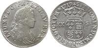 Frankreich, Königreich 20 Sols de Navarre (1/6 Ecu) Louis XV., 1715 - 1774, Paris -