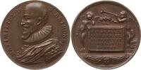 Schweiz - Genf Bronzemedaille v. Dassier, auf Maximilien de Béthune, 1559 - 1641, Rs. 2 Engel, unten Totenkopf -