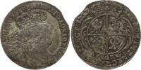 Sachsen, Kurfürstentum, Königreich Polen 6 Groschen (2 Zlote) Friedrich August II., (August III. von Polen), 1733 - 1763, Leipzig -