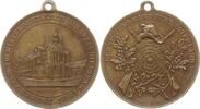 Erfurt, Stadt Tragbare Bronzemedaille auf das 13. Mitteldeutsche Bundesschiessen, Ansicht Rathaus -