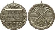Niedersachsen, Cuxhaven, Wittstedt Tragbare versilberte Bronzemedaille Schützenmedaille, Schützenverein Wittstedt, Einweihung des Schiesstandes -