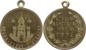 Unna, Stadt Tragbare vergoldete Bronzemedaille Schützenmedaille, Bürger - Schützenverein, Stadttor, Stark durch Eintracht -