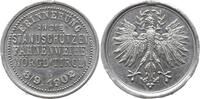 Kaiserreich Österreich, Tirol, Stadt Wörgl Aluminiummedaille Schützenmedaille, Erinnerung an die Standschützen Fahnenweihe 8.9.1902 -