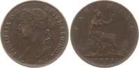 Großbritannien Farthing (1/4 Penny) Victoria, 1837 - 1901 -