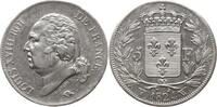 Frankreich 5 Francs Louis XVIII., 1814, 1815-1824, Lille -
