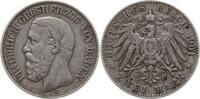 Deutsches Kaiserreich, Großherzogtum Baden 2 Mark Friedrich I., 1856 - 1907 -
