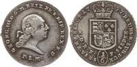 Braunschweig-Calenberg-Hannover (Kfsm. Hannover) 1/6 Taler Feinsilber Georg III., 1760 - 1820, Clausthal -
