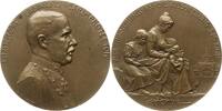 Österreich, Stadt Wien Bronzemedaille Franz Joseph I., 1848 - 1916, v. Hans Schaefer, auf die Ausstellung Das Kind -