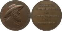 Österreich Bronzemedaille von Karl Perl, auf den Tiroler Freiheitskämpfer Andreas Hofer, 1767 - 1810 -