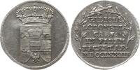 RDR, Haus Habsburg Silberabschlag vom Dukatenstempel Maria Theresia, 1740 - 1780, a.d. Huldigung von Galizien und Lodomerien -