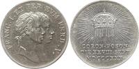 Kaiserreich Österreich, Ungarn, Stadt Pressburg Silberjeton Franz I., 1806 - 1835, a.d. Krönung von Ferdinand V. zum ungarischen König -