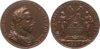 Frankreich, Königreich Bronzemedaille Louis XIII., 1610-1643, a.d. Überführung des Herzens Henri III. nach Saint Cloud -