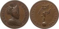 Frankreich, Königreich Bronzemedaille Henri II., 1547 - 1559, v. Ètienne de l'Aulne, La Goire de Henri II -