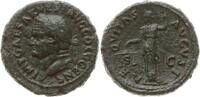 Römische Kaiserzeit, Rom As Vespasian, 69 - 79, bel. Kopf n.l. / Aequitas steht n.l. hält Waage und Zepter -
