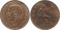 Großbritannien, Königreich 1 Penny George V., 1910 - 1936 -