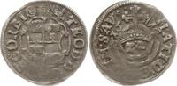 Corvey, Abtei 1/24 Taler (Groschen) Dietrich IV. von Beringhausen, 1585 - 1616, Jahreszahl direkt über Reichsapfel -