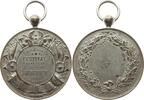 Belgien, Königreich, Antwerpen, Morkhoven Tragbare versilberte Bronzemedaille Leopold II., 1865 - 1909, Morckhoven Festival, Fanfaren, en de Zang Maatschappij -