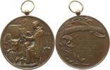 Belgien, Königreich, Antwerpen, Berchem Tragbare Bronzemedaille v. J. Baetes, Preismedaille der Kunstschule Uitmuntendheid Klas Rompen -