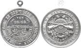 Preußen, Rheinprovinz, Kohlfurtherbruck Tragbare Aluminiummedaille Schützenmedaille, a.d. 1. Bergische Bundesschiessen vom 16. - 18. Juni 1895 -