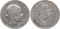 Österreich - Ungarn 1 Forint Franz Joseph I., 1848 - 1916, Kremnitz -