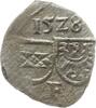 RDR, Haus Habsburg, Herzogtum Krain Einseitiger Pfennig Ferdinand I., 1521 - 1564, Österreichischer und Krainer Schild, darunter F -
